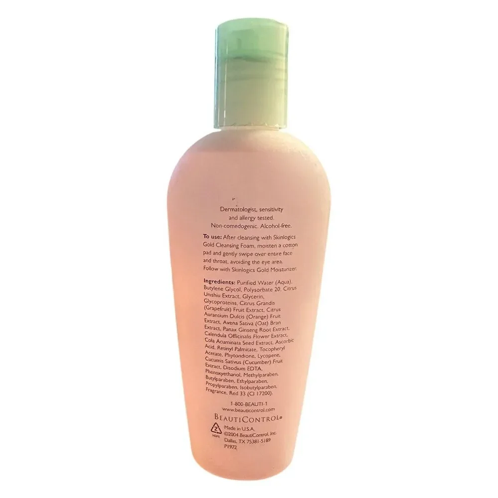 BeautiControl Skinlogics Gold Tonic 6.7 oz 200 mL NEW SEALED Discontinued